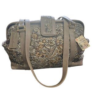 Valerie Barad Vintage Tapestry Needlepoint Bag NWT Frame Purse